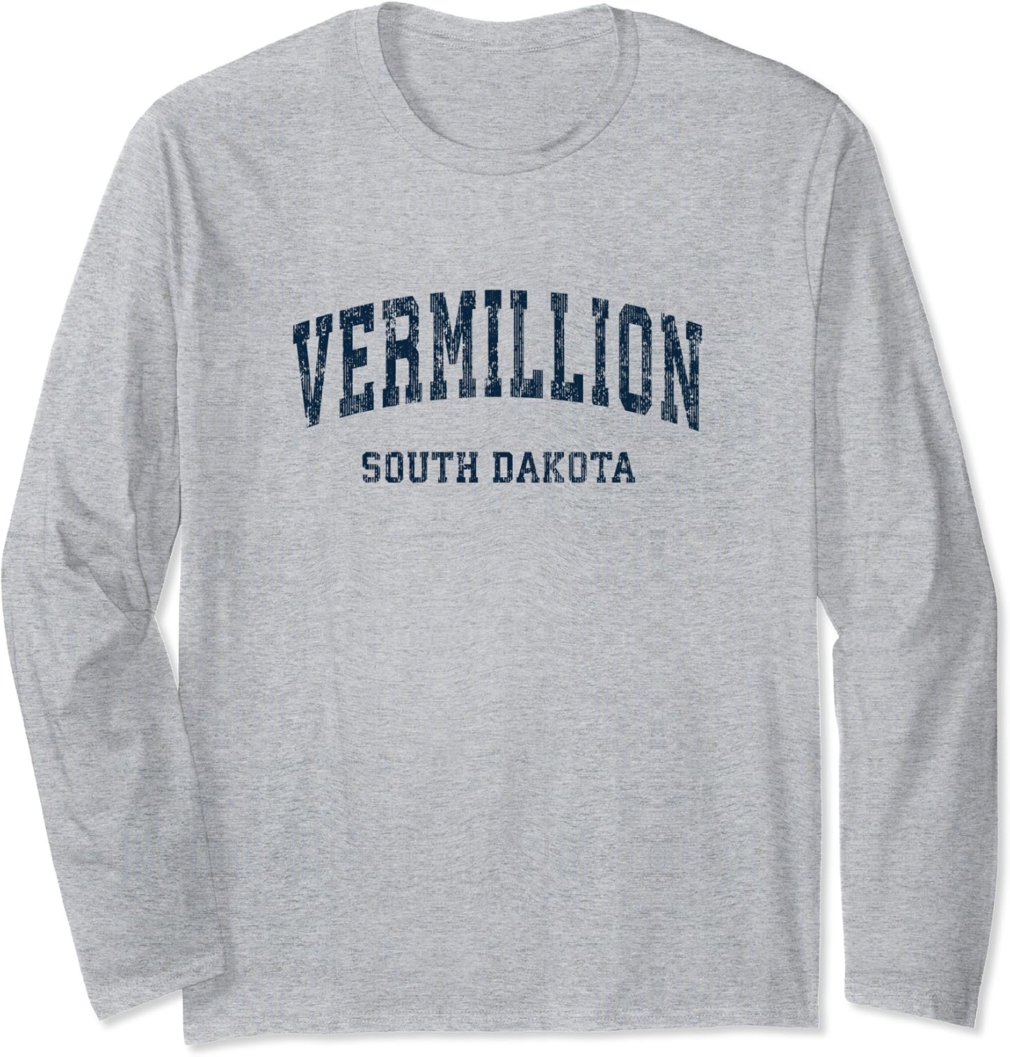 Vermillion South Dakota SD Vintage Varsity Sports Navy